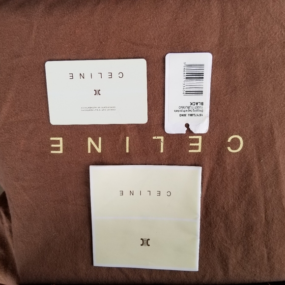 Celine Canvas, Leather Trim Tote - Picture 7 of 8